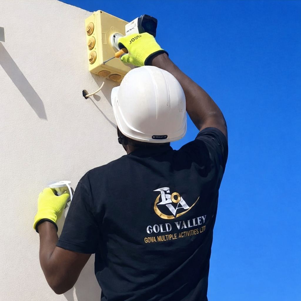 GOVA field technician on-site installation